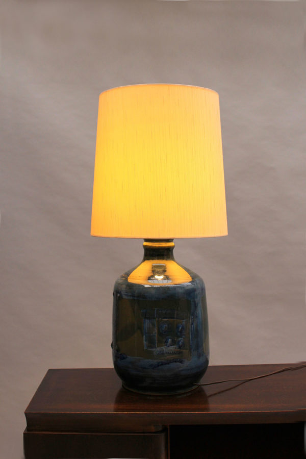 Danish 1960s Ceramic Table Lamp by Hanne - Image 3