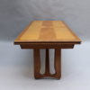 French Midcentury Extendable Oak Table by Guillerme et Chambron
