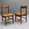Set of Six French Mid-Century Dining Chairs by Guillerme et Chambron
