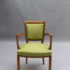 Pair of Fine French Art Deco Armchairs by Jules Leleu