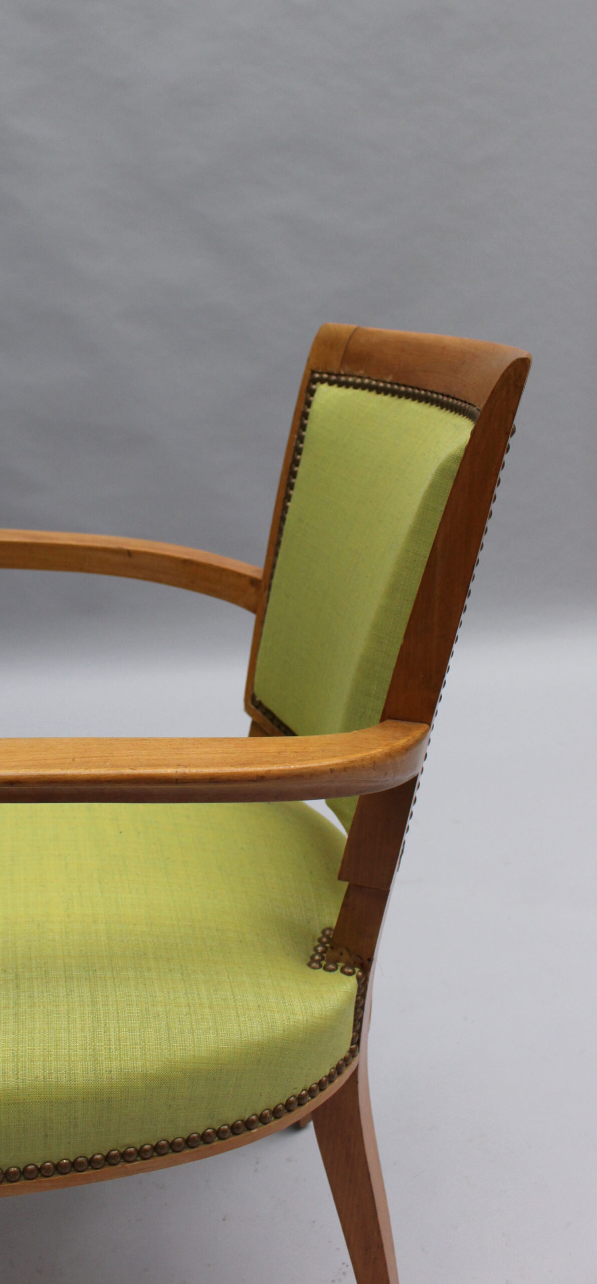 Pair of Fine French Art Deco Armchairs by Jules Leleu - Image 10