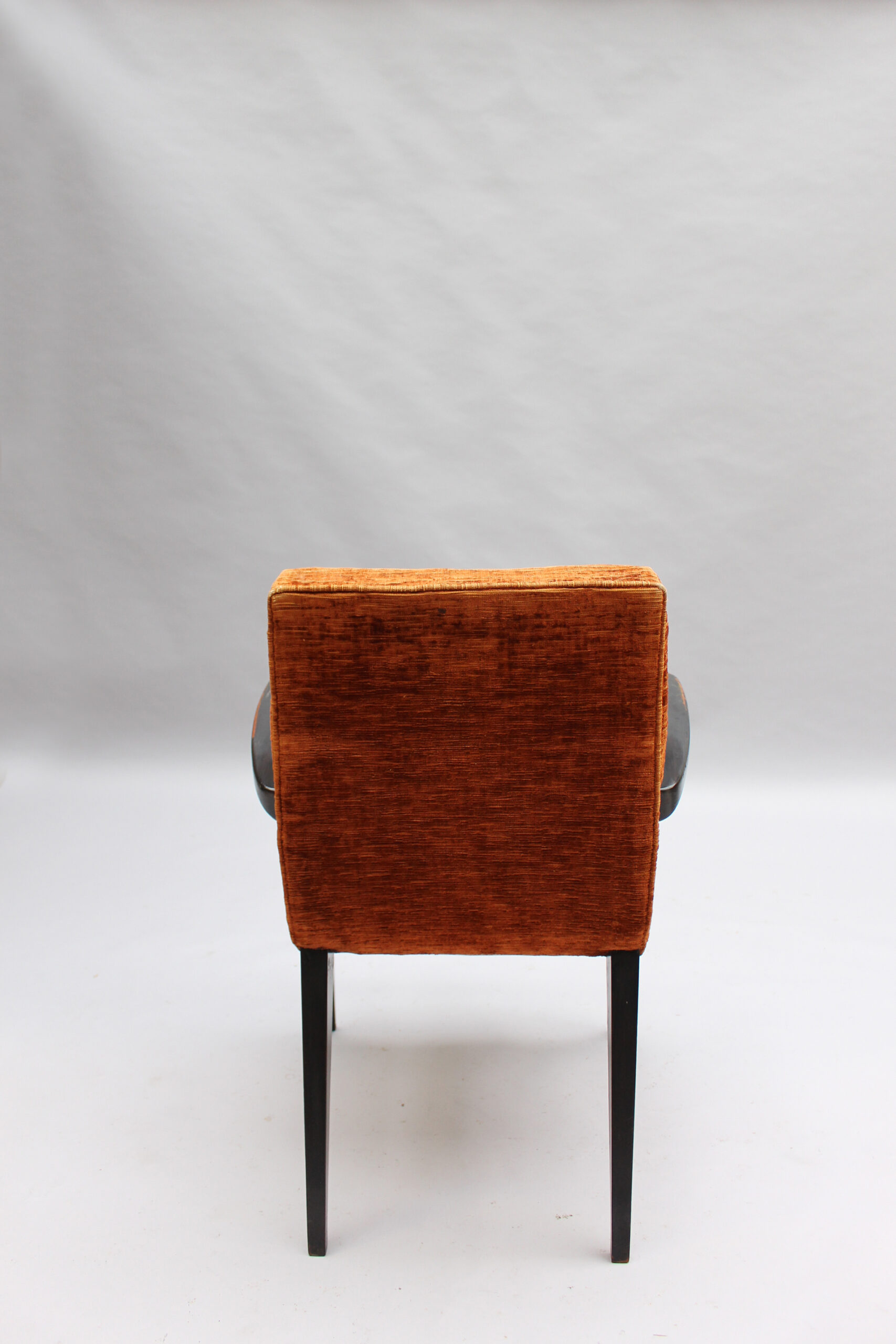Pair of Fine French Art Deco Armchairs by Maxime Old - Image 9