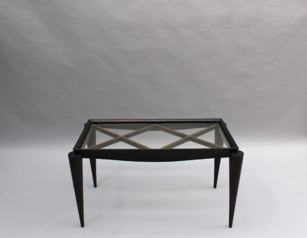 Fine French Art Deco Lacquered Coffee Table by Maxime Old - Image 4