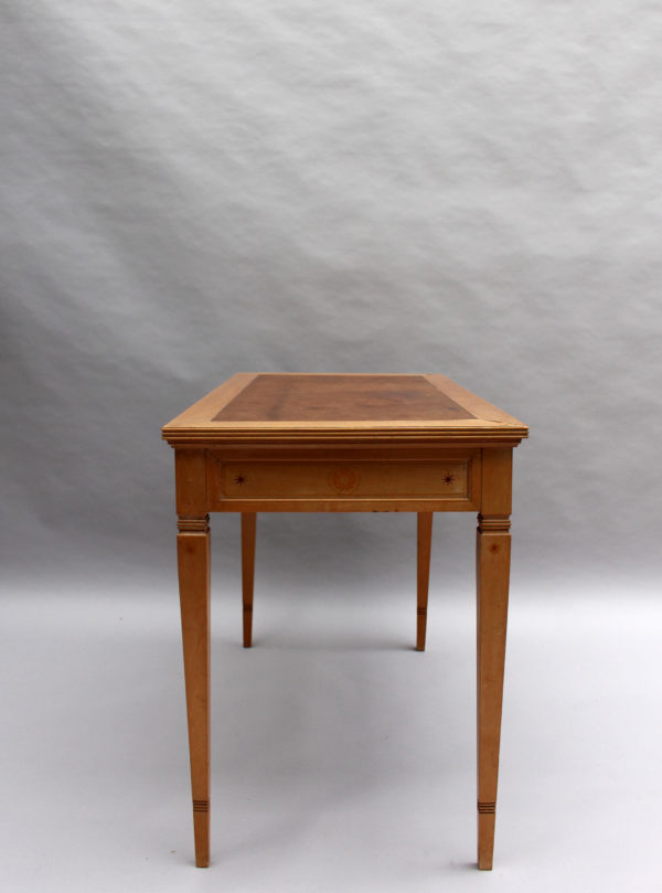 Fine French Art Deco Desk and Two Matching Side Chairs by R. Damon & Bertaux - Image 10