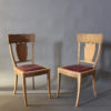 Rare Set of Ten French Art Deco Walnut Dining Chairs by Jean-Charles Moreux