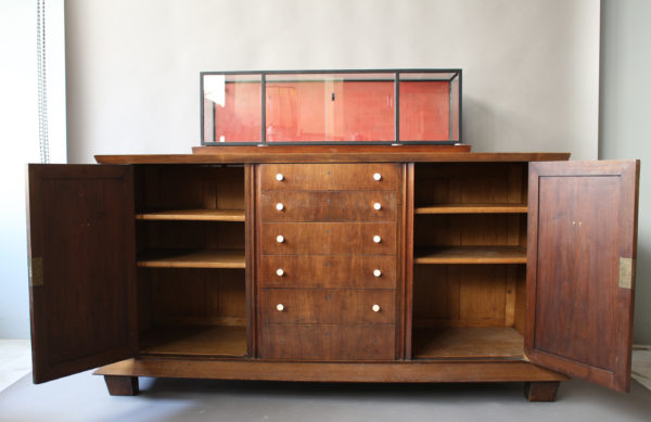 Rare Fine French Art Deco Walnut Sideboard by Jean-Charles Moreux - Image 3