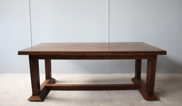 Rare Fine French Art Deco Walnut Dining Table by Jean-Charles Moreux - Image 3