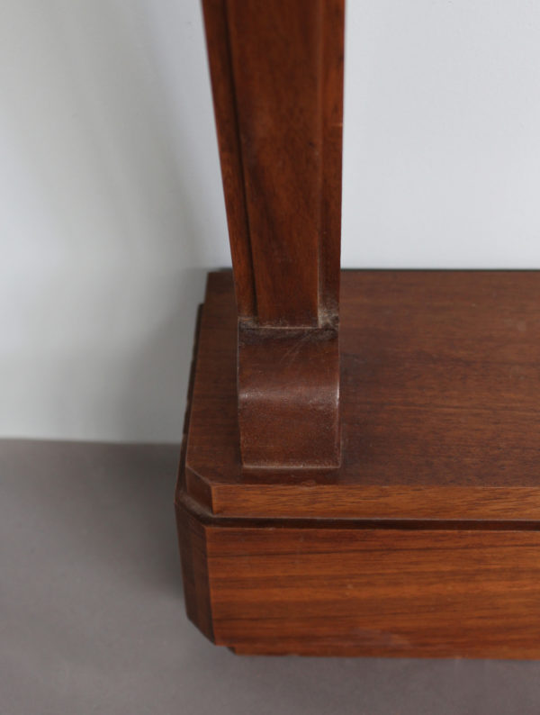 A Fine French Art Deco Mahogany Console and Marble Top - Image 9