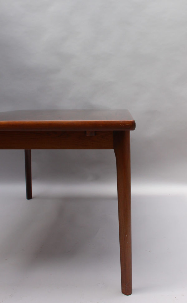 1960s Danish Rosewood Extendable Dining Table by Henning Kjærnulf - Image 12