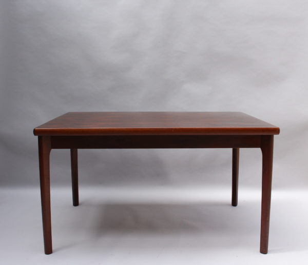 1960s Danish Rosewood Extendable Dining Table by Henning Kjærnulf - Image 5