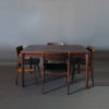 1960s Danish Rosewood Extendable Dining Table by Henning Kjærnulf