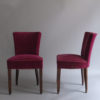 Set of Four French Art Deco Chairs by Dudouyt