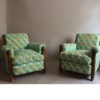 A Pair of Fine French Art Deco Club Chairs