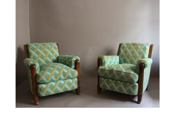 A Pair of Fine French Art Deco Club Chairs - Image 13