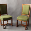 11 Fine French Art Deco Oak Side Chairs by Arbus (1matching armchair available)