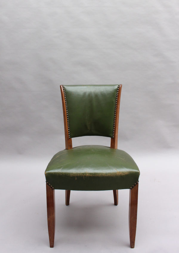 Set of 4 Fine French Art Deco Rosewood Chairs (4 matching arm chairs available) - Image 5