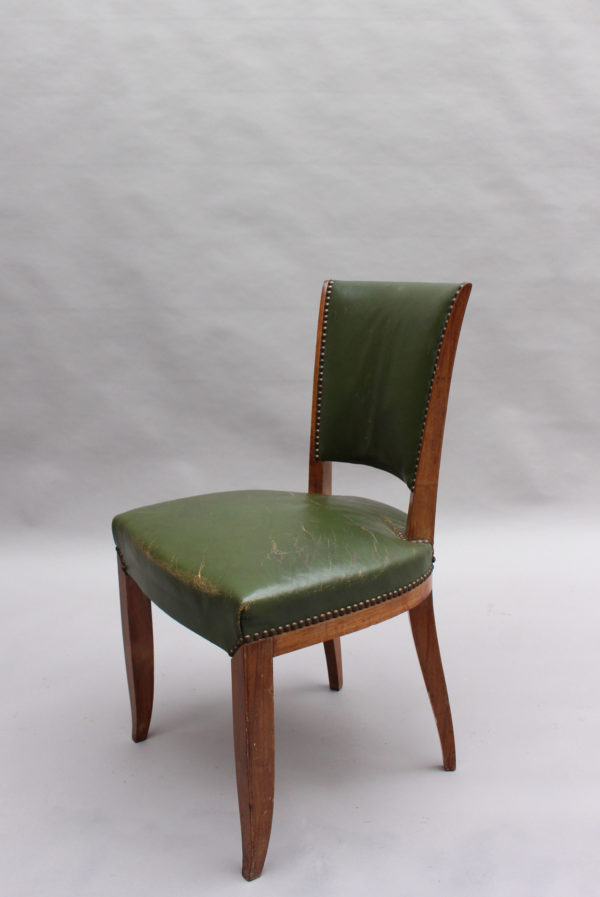 Set of 4 Fine French Art Deco Rosewood Chairs (4 matching arm chairs available) - Image 6