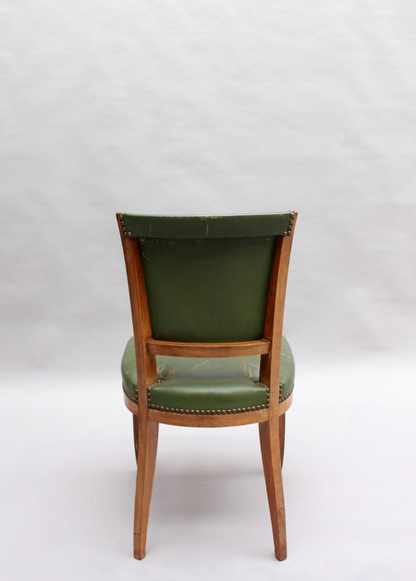 Set of 4 Fine French Art Deco Rosewood Chairs (4 matching arm chairs available) - Image 9