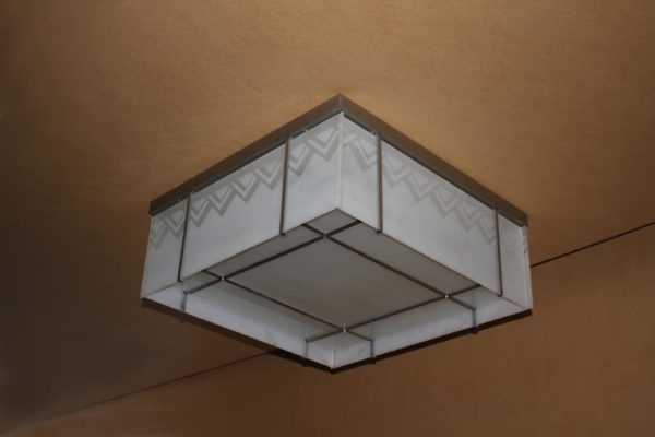 A Fine French Modernist Flush Mount Attributed to Perzel - Image 2