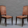 Set of Eight French Art Deco Chairs by Dominique