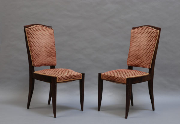 Set of Eight French Art Deco Chairs by Dominique - Image 7