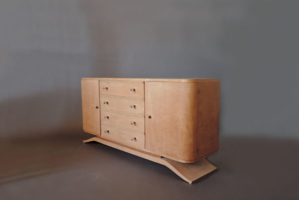 Fine French Art Deco Sycamore Commode - Image 6