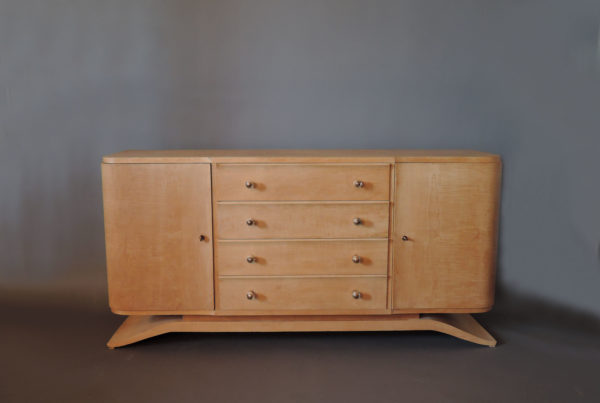 Fine French Art Deco Sycamore Commode - Image 3