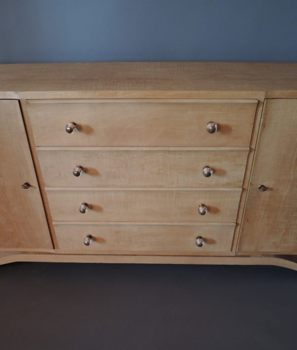 Fine French Art Deco Sycamore Commode - Image 8