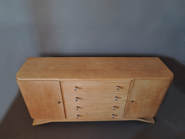 Fine French Art Deco Sycamore Commode - Image 4