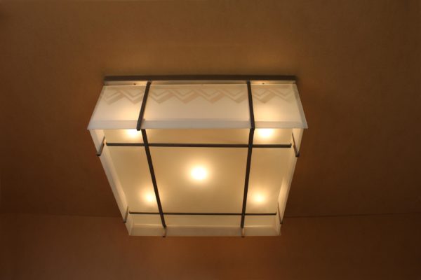 A Fine French Modernist Flush Mount Attributed to Perzel - Image 8