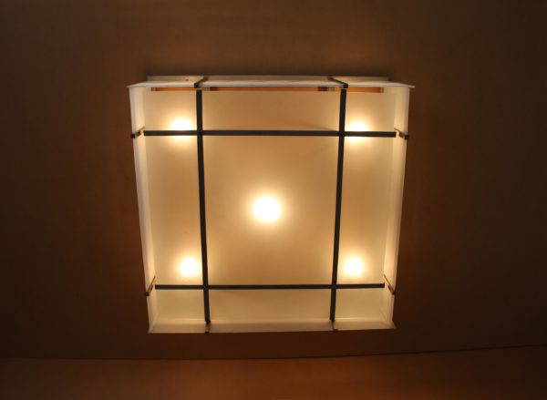 A Fine French Modernist Flush Mount Attributed to Perzel - Image 9