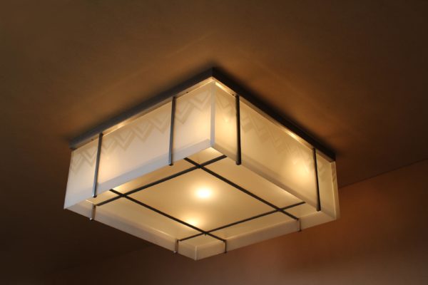 A Fine French Modernist Flush Mount Attributed to Perzel - Image 10