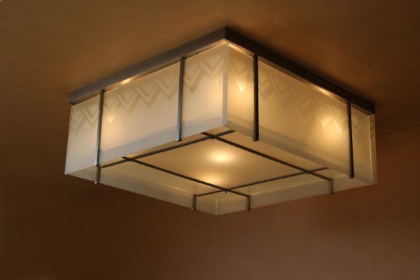 A Fine French Modernist Flush Mount Attributed to Perzel - Image 12