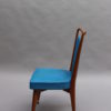 Set of Six Fine French 1950s Beechwood Chairs