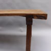 French 1950s Rectangular Solid Walnut Table