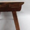 French 1950s Rectangular Solid Walnut Table