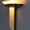 A Fine Large French Art Deco Bronze and Glass Wall Light by Perzel