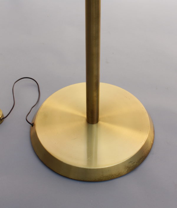 Fine French Midcentury Bronze and Glass Floor Lamp by Perzel - Image 11