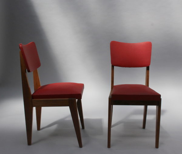 Set of Four French Midcentury Chairs - Image 5