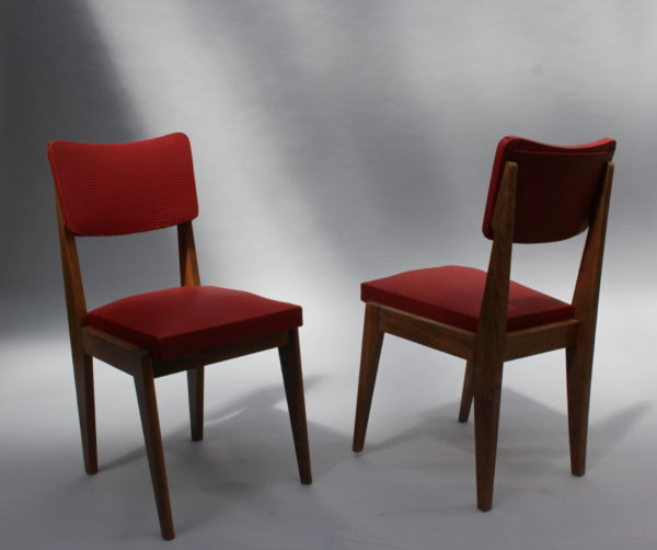 Set of Four French Midcentury Chairs - Image 4