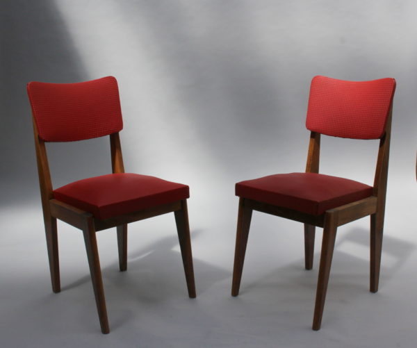 Set of Four French Midcentury Chairs - Image 3