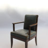 Set of Eight Fine French Art Deco Oak Armchairs by Leon and Maurice Jallot