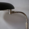 Fine French Art Deco Chrome and Lacquered Desk Lamp