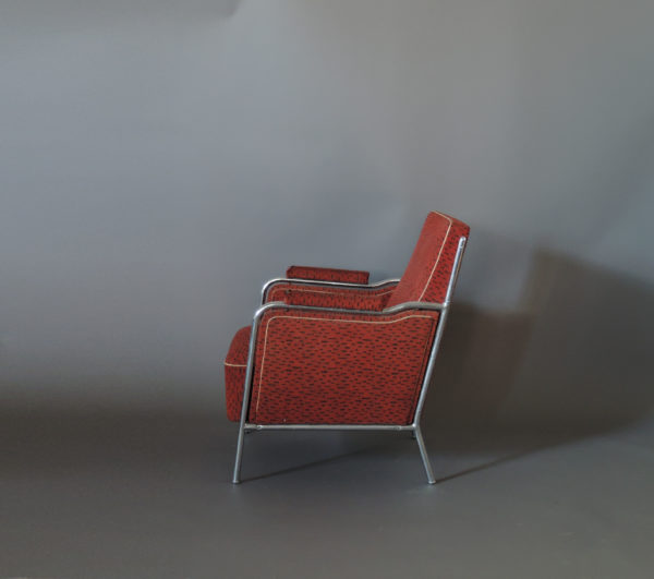 Czech 1930s Tubular Chrome Armchair - Image 5