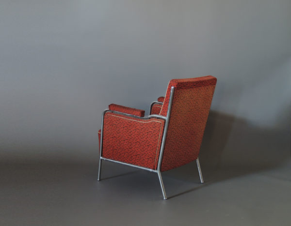 Czech 1930s Tubular Chrome Armchair - Image 6