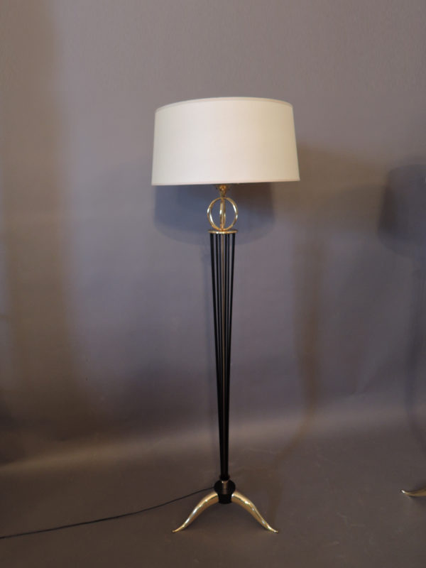 Pair of French Midcentury Floor Lamp by Arlus - Image 5