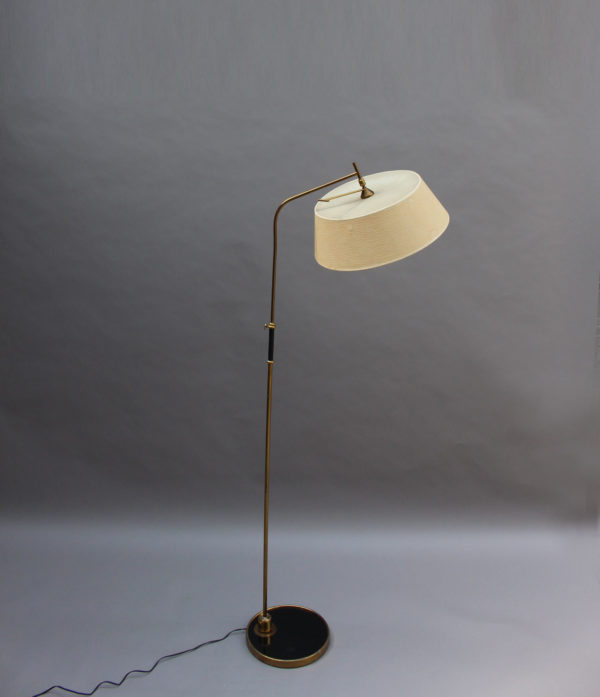 Fine French 1950s Adjustable Floor Lamps by Lunel - Image 13