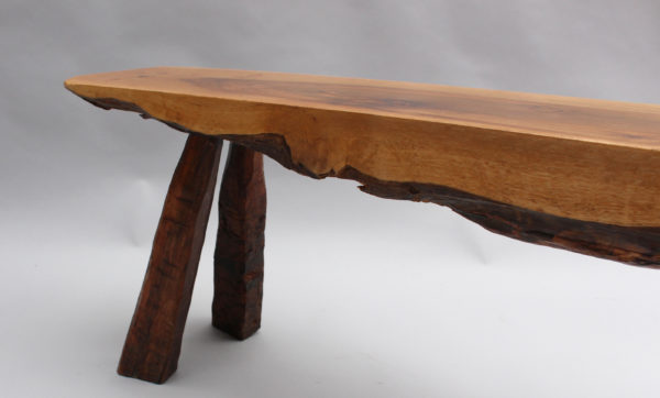 Pair of French Midcentury Walnut Benches - Image 15