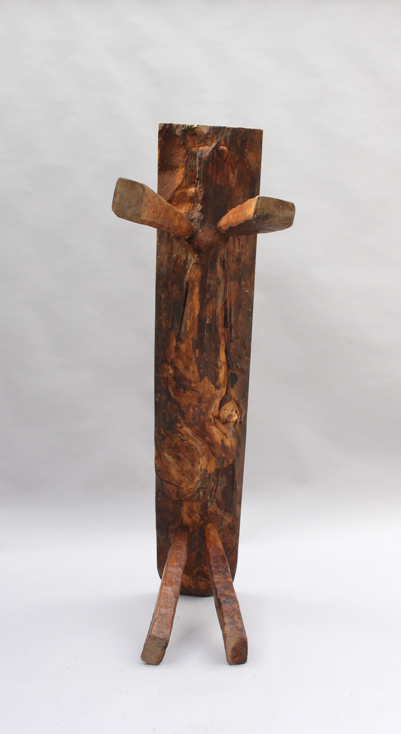 Pair of French Midcentury Walnut Benches - Image 11