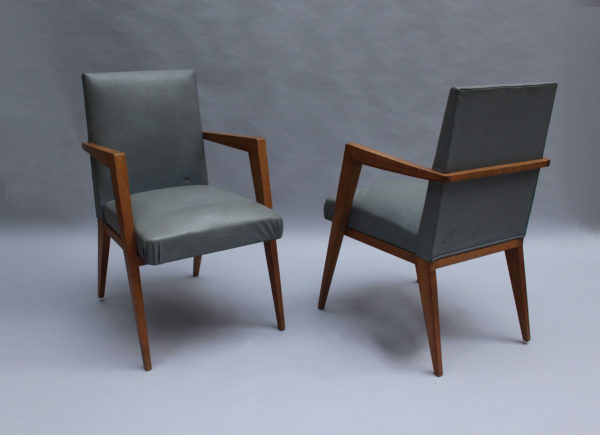 Pair of Fine French 1950s Bridge Armchairs - Image 2